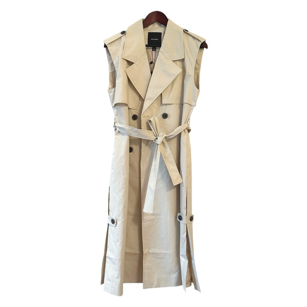 Vero Moda Sleeveless Trench Coat Vest Cream
Beige Size M NWT